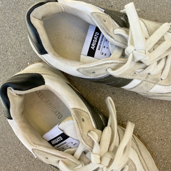 Axel Arigato Aeon Runner Navy And Cream Ivory Low Sneakers 7.5 - Picture 5 of 11